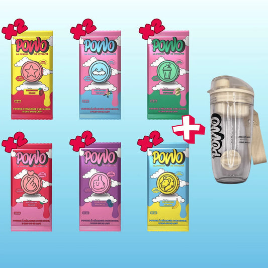 PACK MILKSHAKE + shaker offert !